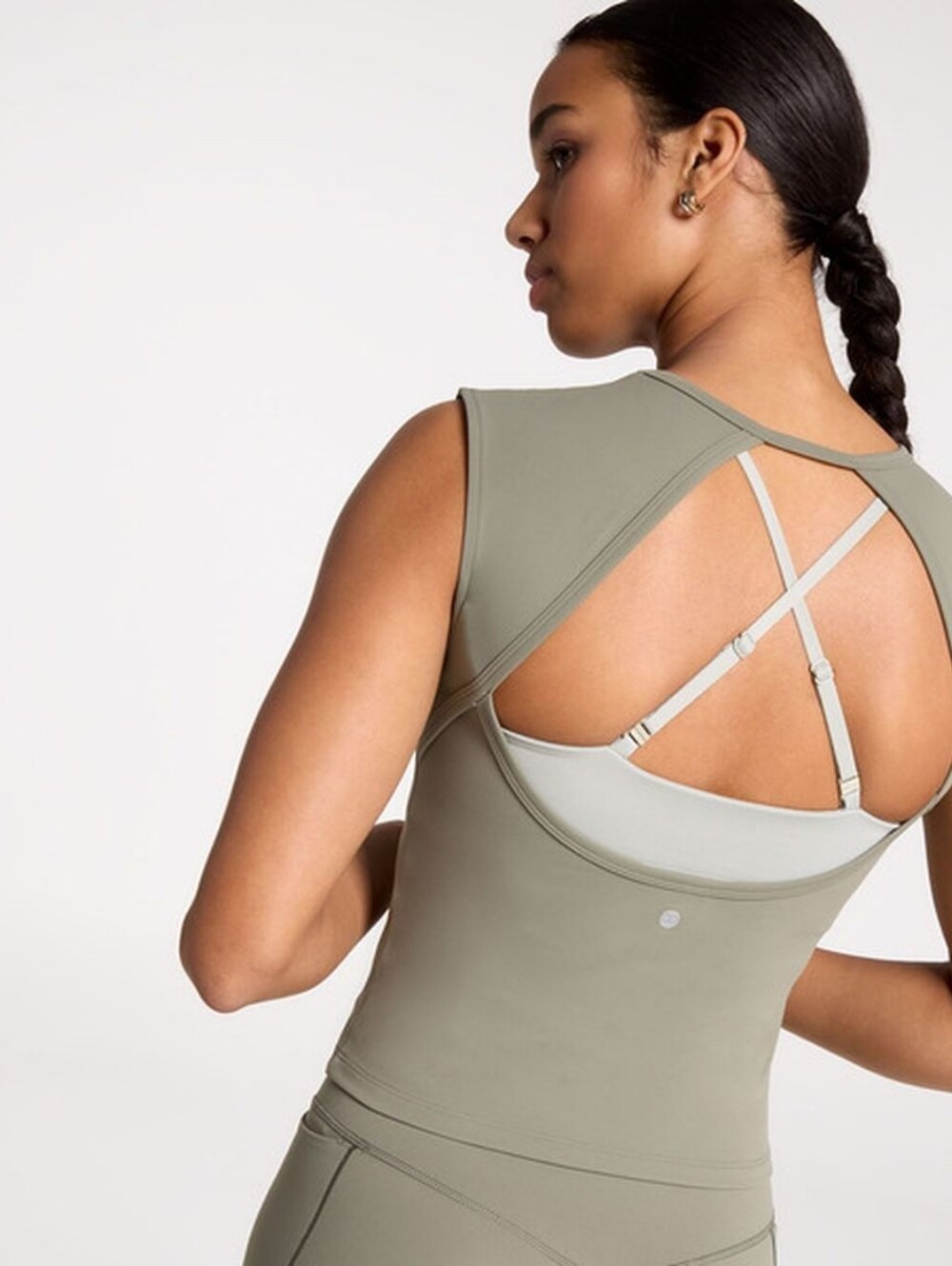 Calia INSPIRE Cut Out Open Back Top
